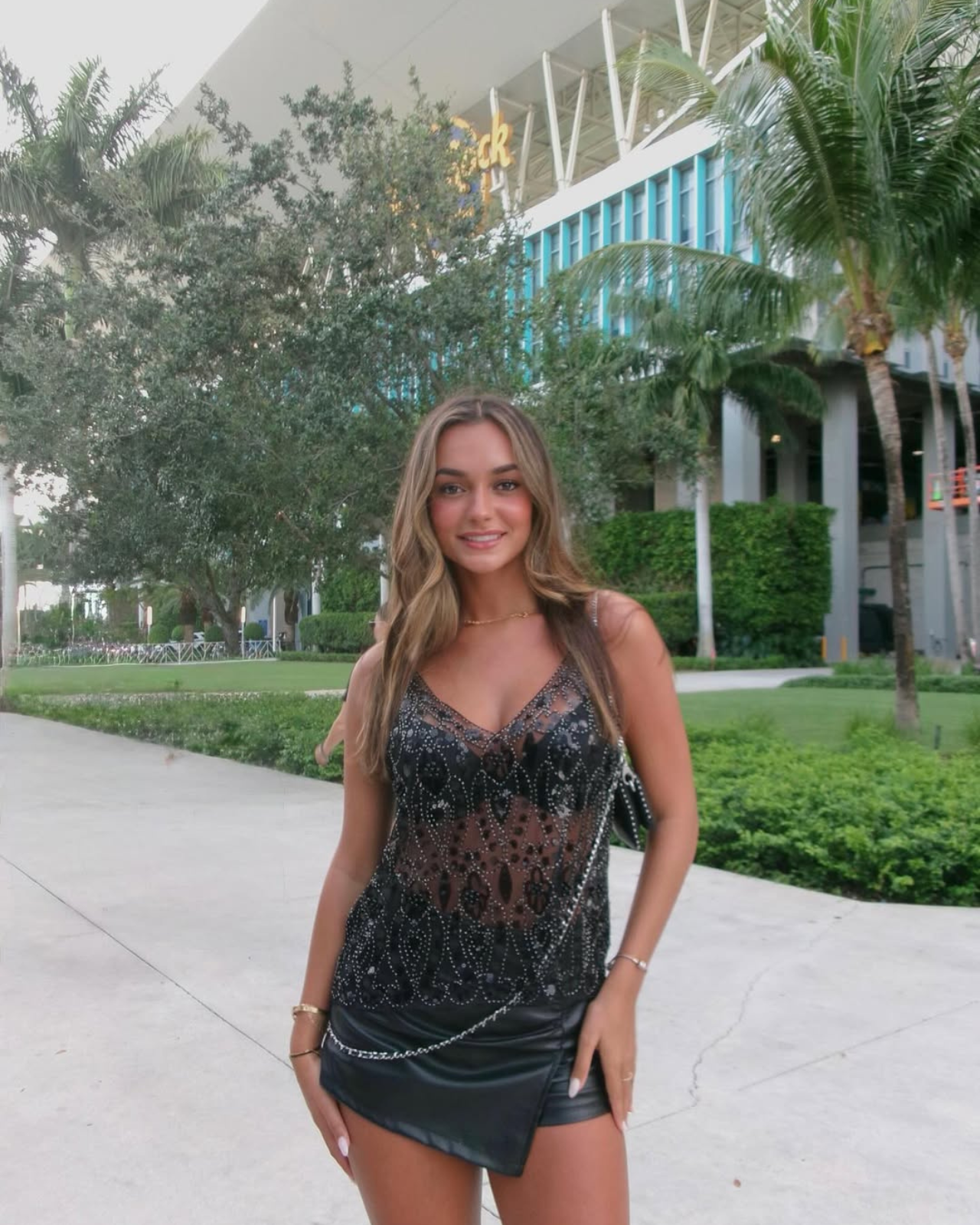 Cristina Embellished Top - Black